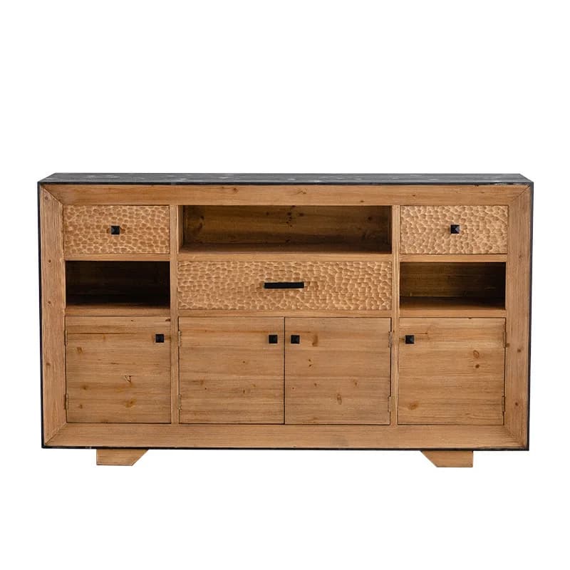 Solid wood dining side cabinet, household wall decorative cabinet