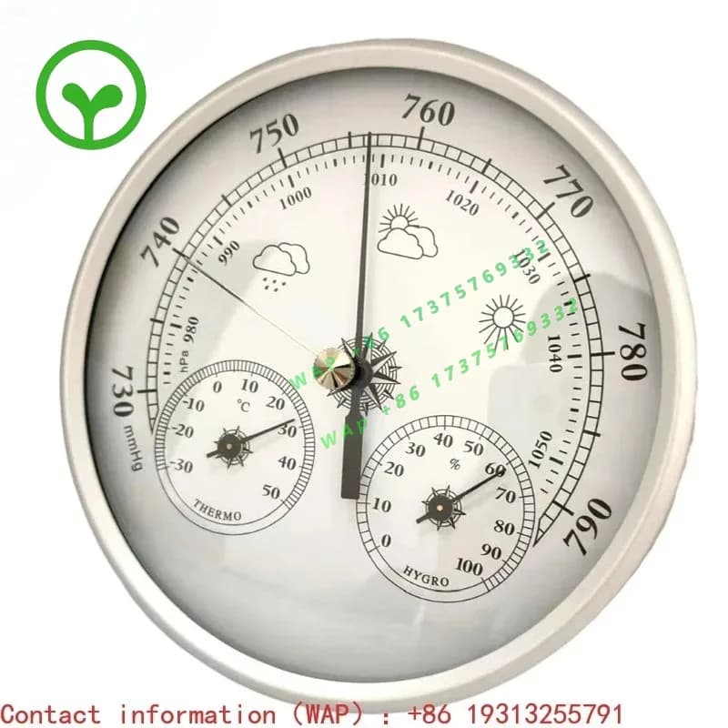 【2026】130MM Three-in-one Weather Station Thermometer Hygrometer Barometer Multi-function