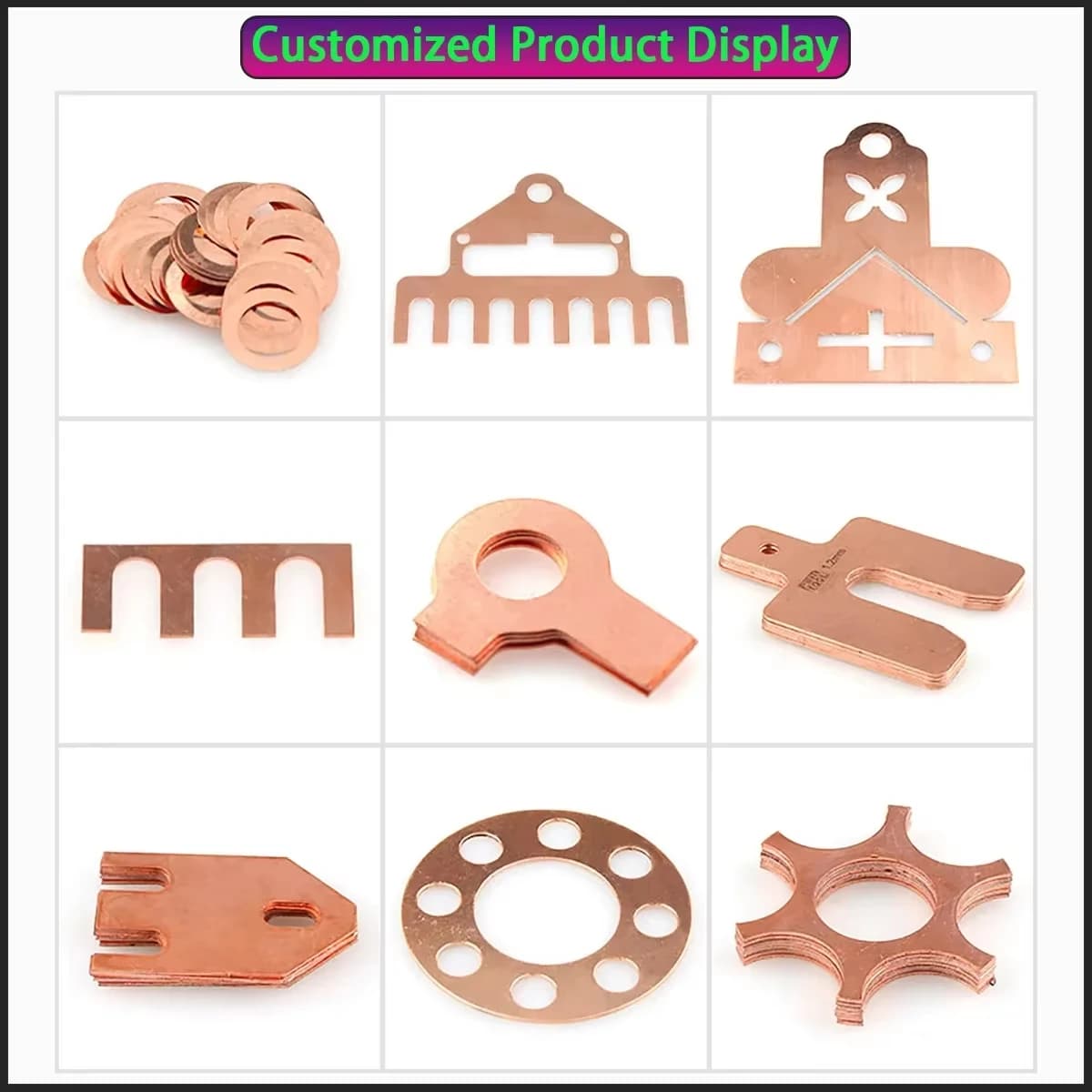 High Conductivity T2 Pure Copper Foil Sheet Strip 1M Long 0.05-1mm Thickness Metal Raw Material For Electronic Hardware