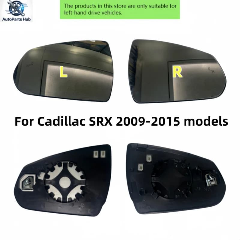 Heated rearview mirror reflection lens glass suitable for Cadillac SRX 2009-2015 models