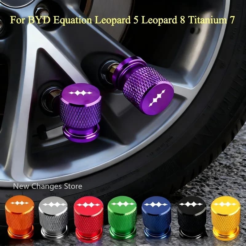 For BYD Denza B5 B8 Ti7 Car Tire Valve Cap Valve Core Cap Special Protective Cover Modified Accessories