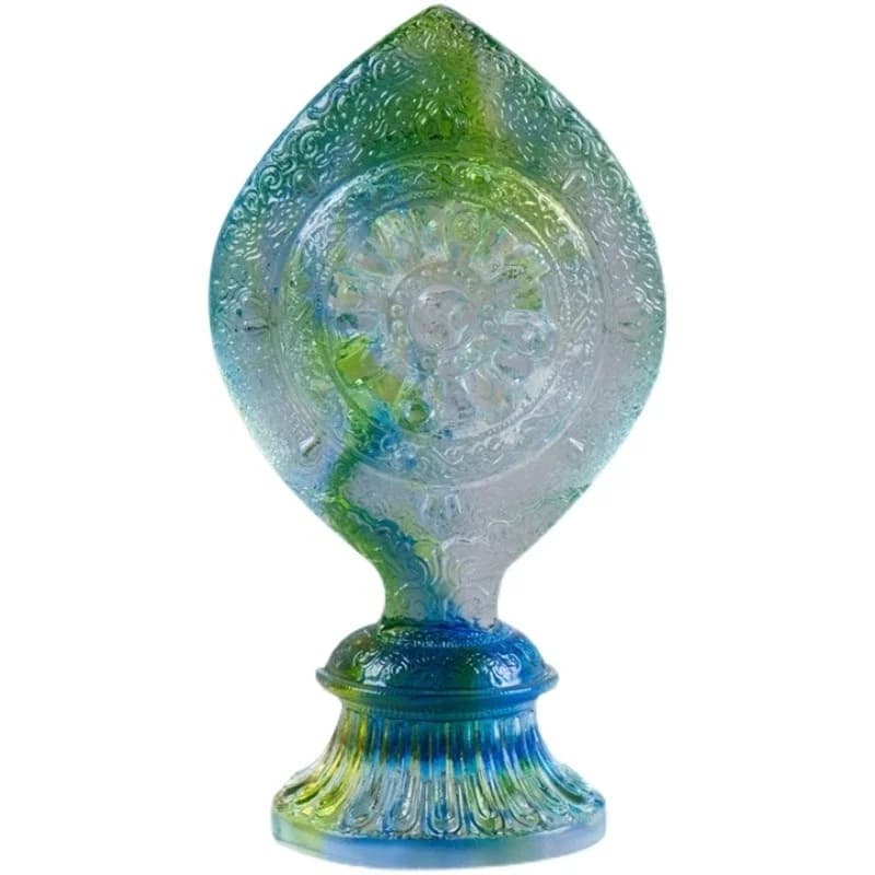 Traditional Ancient Colored Glaze Offerings Home Desktop Ornament Decoration