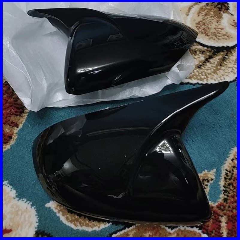 Car Styling For Mazda 3 Mazda3 2009-2012 Rearview Mirror Cover Caps Trim With Horn Decorate Auto Parts Accessories