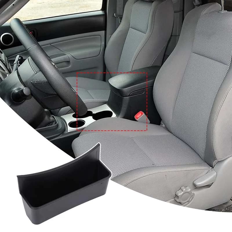 For Toyota Tacoma 2011-2015 Automotive Center Console Armrest Box Front Storage Box ABS Automotive Storage Accessories