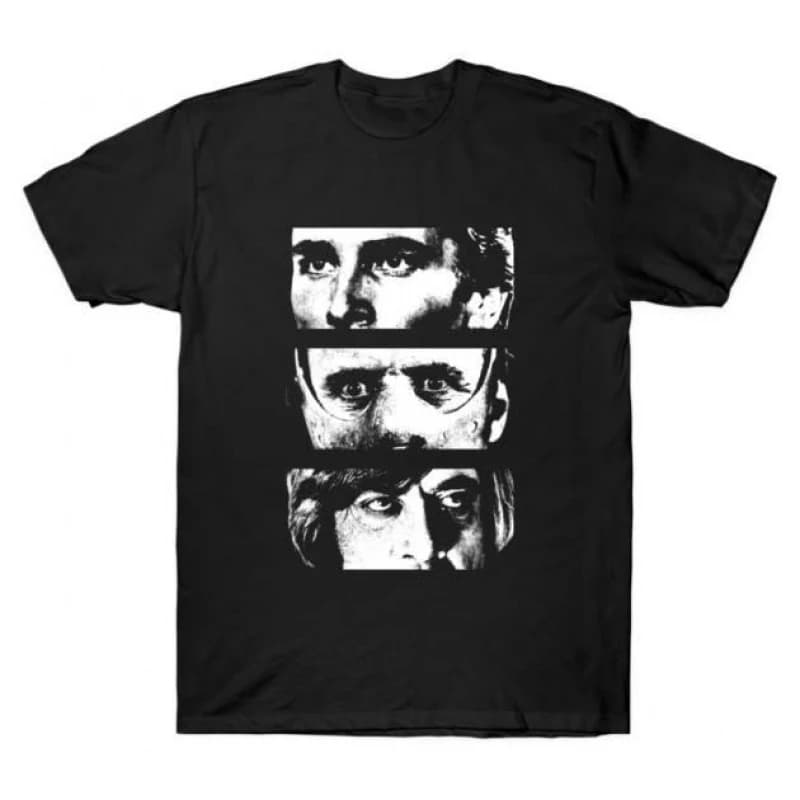 Psychos Anton Chigurh Silence of the lambs Horror movie Hannibal Gift t shirt Dr Lecter Scary Cannibal Graphic Clothes S-6XL