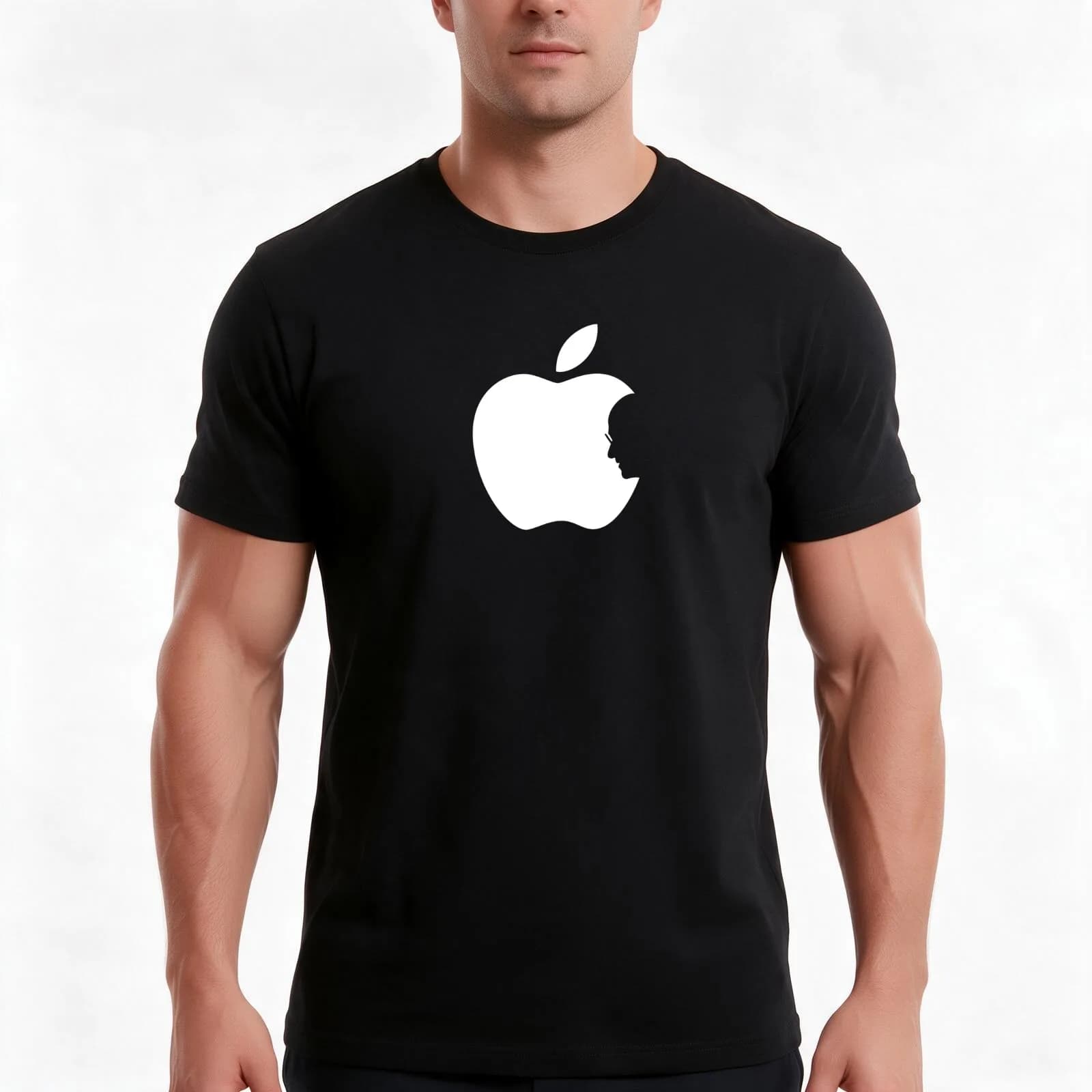 Steve T-Shirt, Summer Casual Cotton Tee, Oversized Streetwear Tops, Vintage Graphic Print, Loose Fit Short Sleeve, 100% Cotton