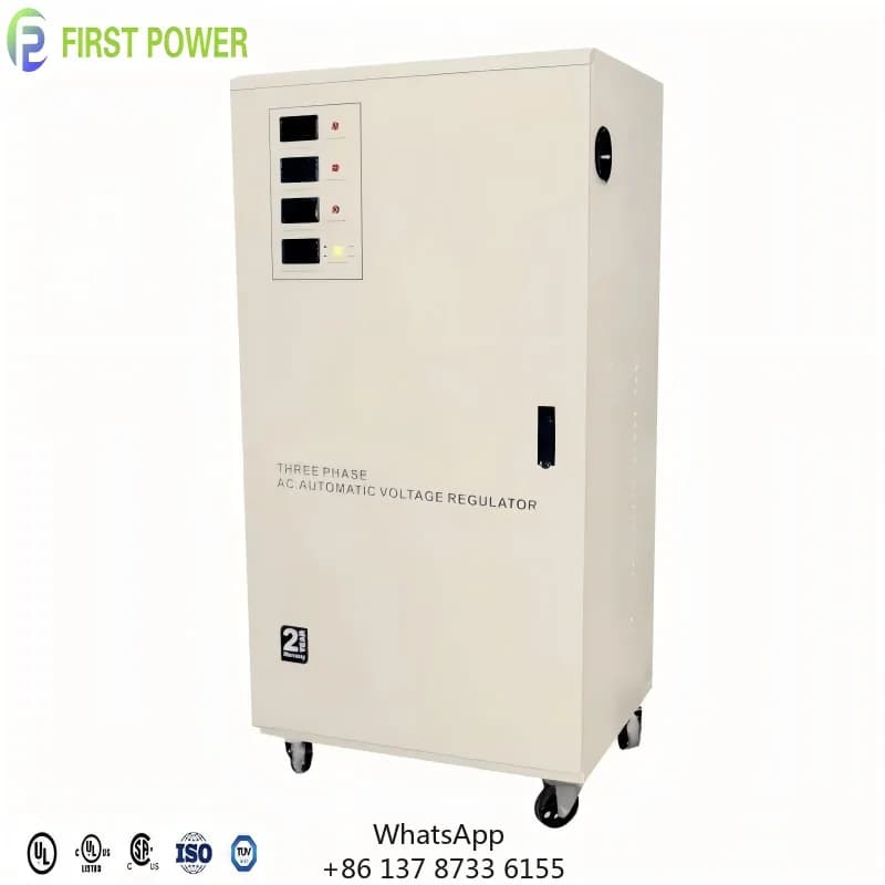 IEC Standard 50/60HZ 10KVA-1250KVA Servo Type 3 Phase Automatic Servo Voltage Stabilizer For Electric Power Equipment