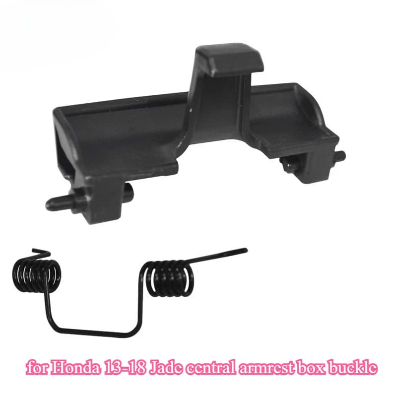 For Honda 13-18 Models Jade Armrest Box Cover Buckle Switch Central Toolbox Cover Lock Card Buckle Handle