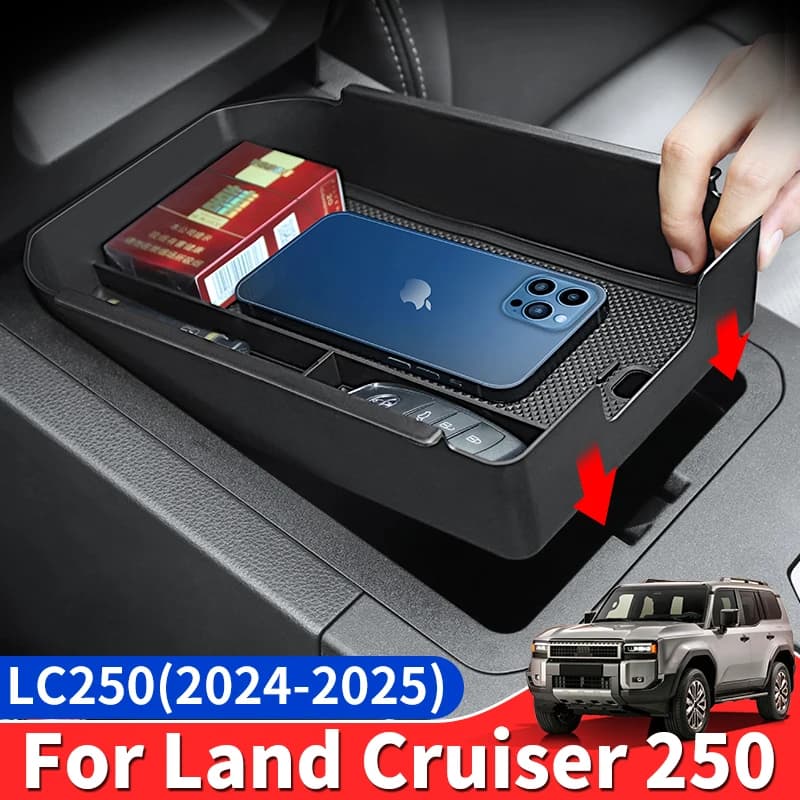 For 2024 Toyota Land Cruiser 250 Prado Lc250 Upgrade Interior Decoration Accessories Armrest Box Storage Box Compartment Tray