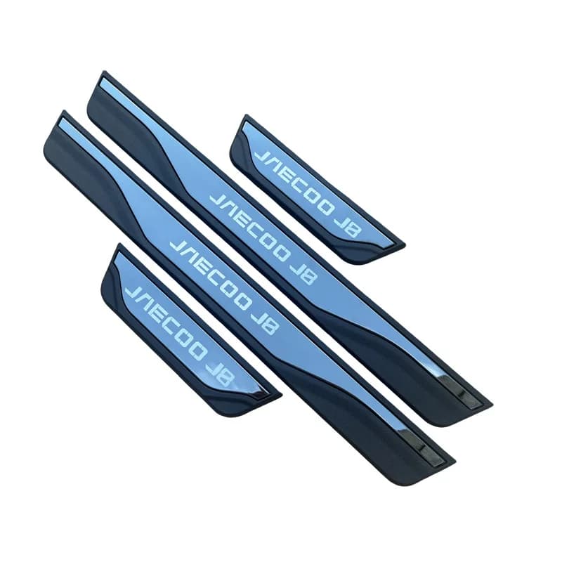 For Jaecoo 7 J7 Jaecoo 8 J8 2023-2027 Car Door Sill Welcome Pedal Protector Sticker ABS Steel Anti-Scratch Trim Cover Auto Parts