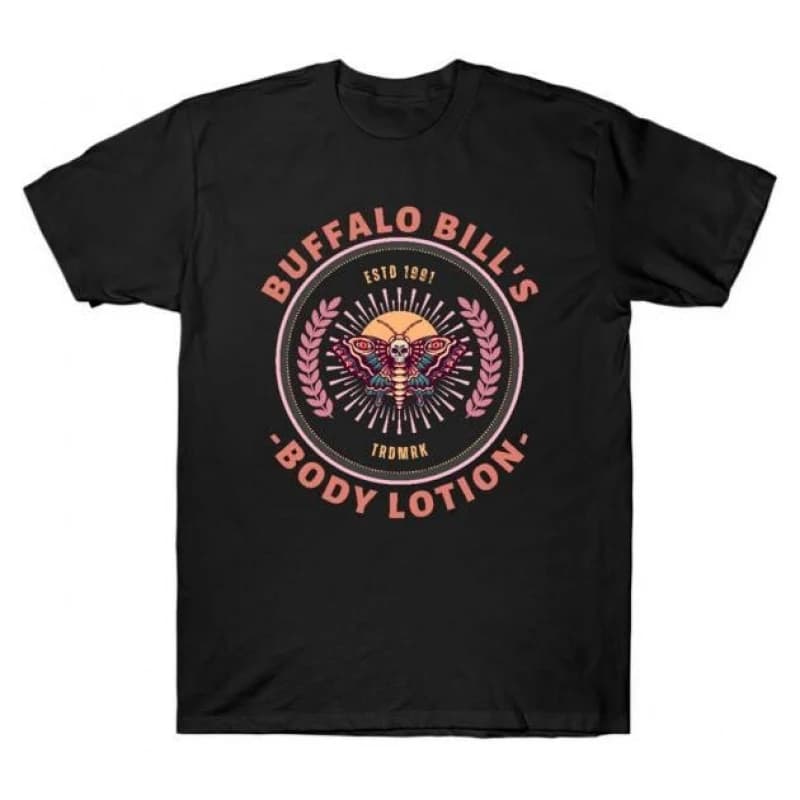 Buffalo Bill's Body Lotion Silence of the lambs Horror movie Hannibal Gift t shirt Dr Lecter Scary Graphic Clothes All size Tee