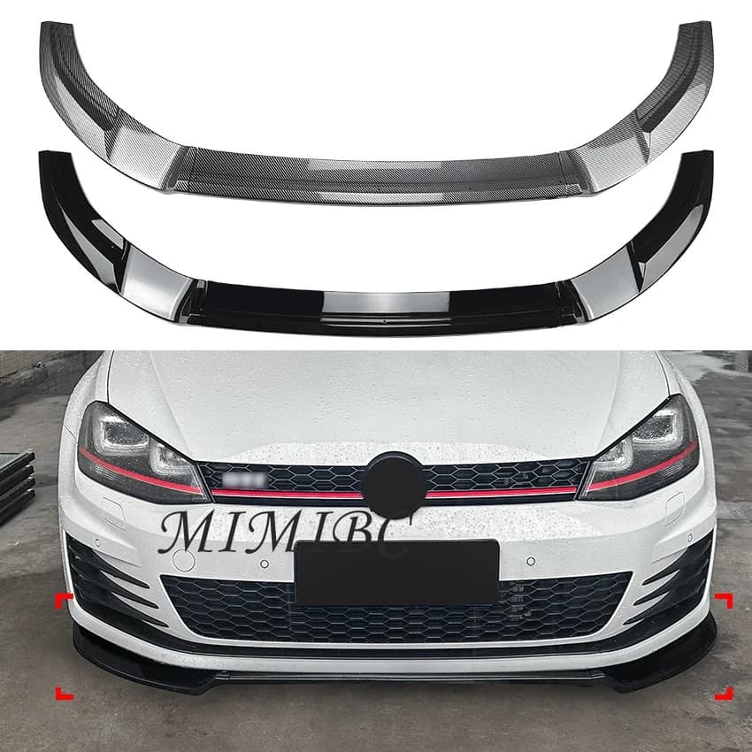 For Volkswagen Golf 7  MK7 GTI R Rline Front Bar Front Lip Front Shovel Front Splitter