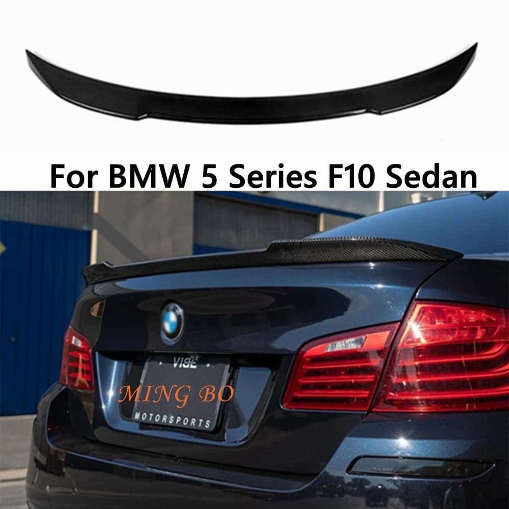2009 2010 2011 2012 -2017 For  BMW 5 Series F10 F18/F10 M5 Sedan CS Style Carbon fiber Forged carbon Rear Spoiler Trunk wing