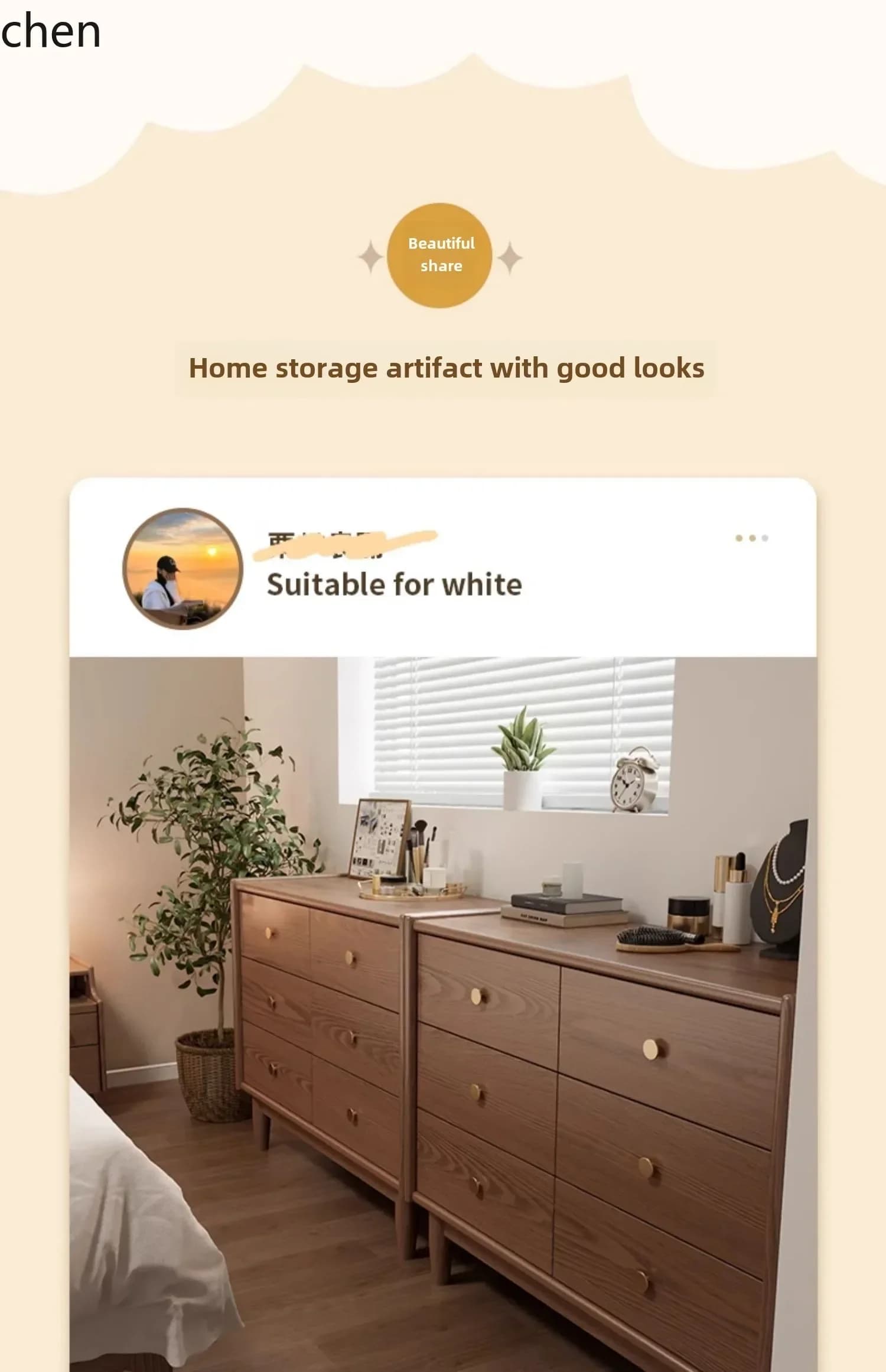 Solid wood nine chest of drawers Bedroom simple chest of drawers Room storage cabinet