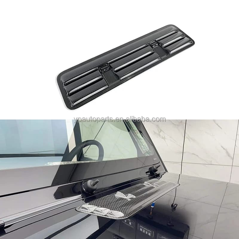 2019+ G Class W465 W464 Tuning Hood Air Vents Dry Carbon Fiber Engine Cover Intake Trim New Decoration for G63 G500 G450