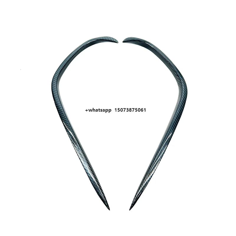 Dry Carbon Fiber Car Exterior Parts Front Bumper Air Intake Cover for Mclaren GT 2019-2022 Carbon Air Cover