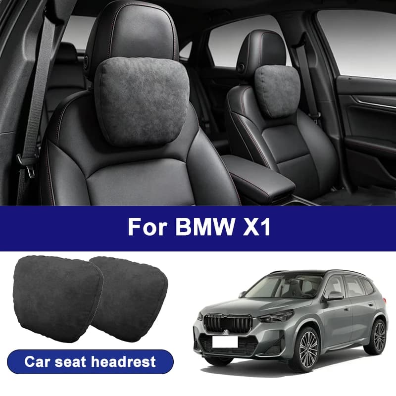 For BMW X1 car headrests, soft universal adjustable car seat pillows, car neck pillow cushions, car accessories