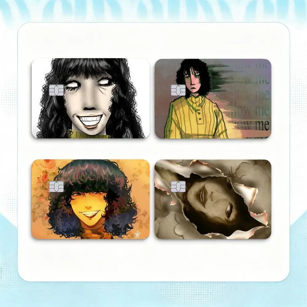 R-Rosemary Walten  Credit Card HD Stickers Game Card Decal Small Chip Waterproof Sticker Gift