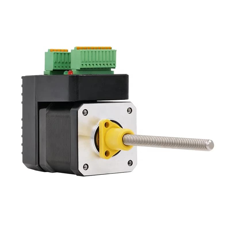 Mini 24V 1.2A 0.72Nm Hybrid Nema17 Closed Loop Stepper Motor with Tr8*8 200mm Trapezoidal Screw for CNC Router