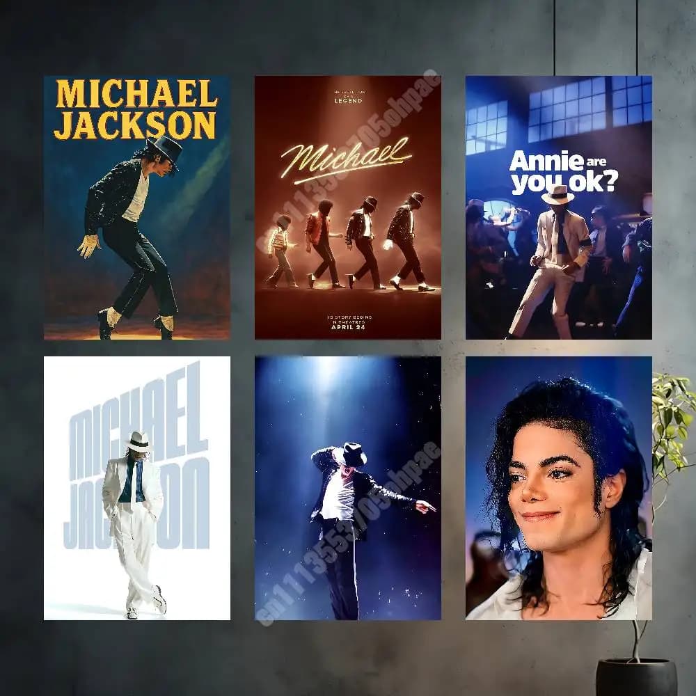 Legend M-Michael MJ Jackson-S Pop Star Aesthetic Poster Gallery Prints Home Wall Art HD Vibrant Collection