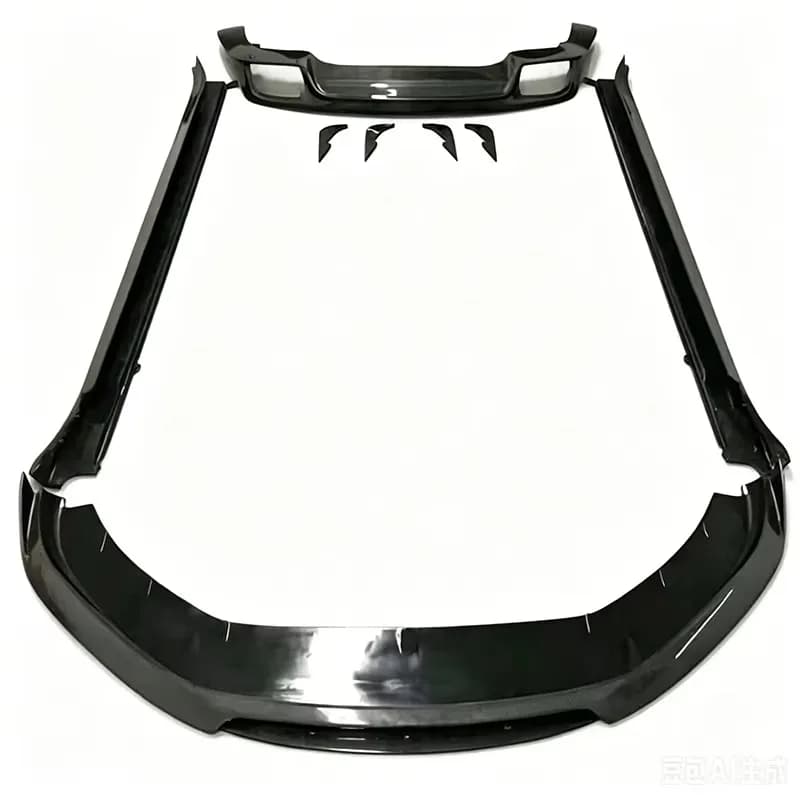 Dry Carbon Fiber Aero Body Kit Front Lip Side Skirt for Porsche Panamera 971 2017-2023