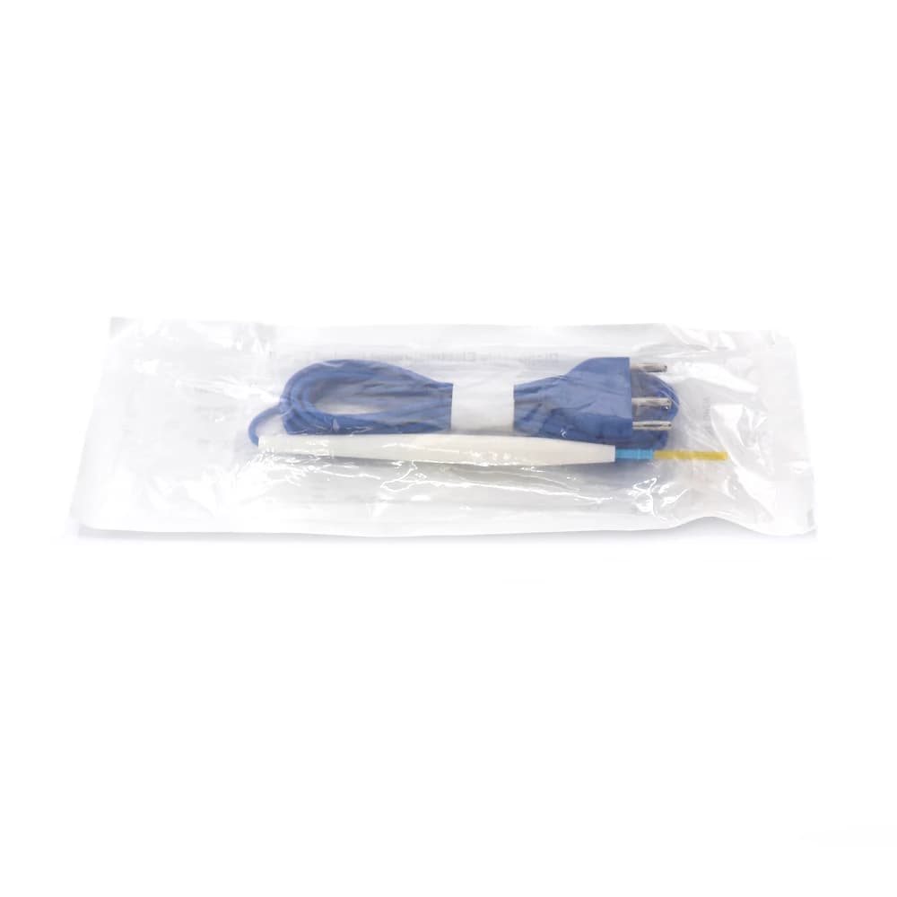 5pcs---Single Use Electrosurgical Pencil with the Functions of Cut and Coagulation Button Switch E.O Sterilization
