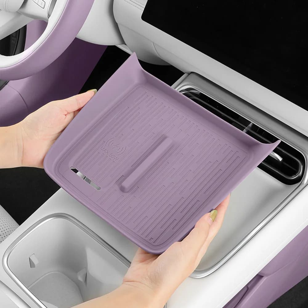 For Changan Deepal S05 2027 Wireless Charging Anti Slip Pad For Central Control Car Modification Parts Anti Fouling Silicone Pad