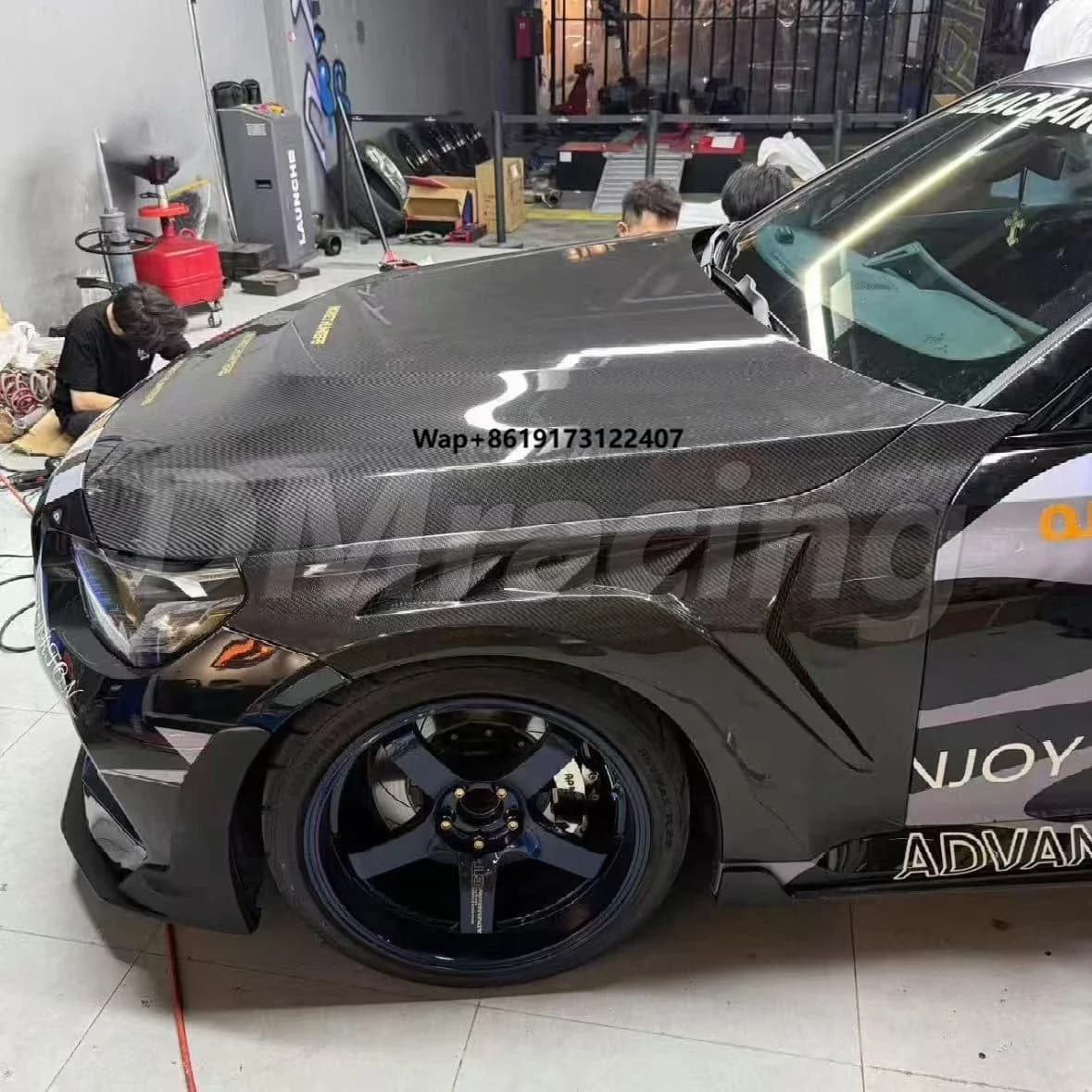 Dmracing Style Dry Carbon Fiber Vented Front Fender for 2 Series G42