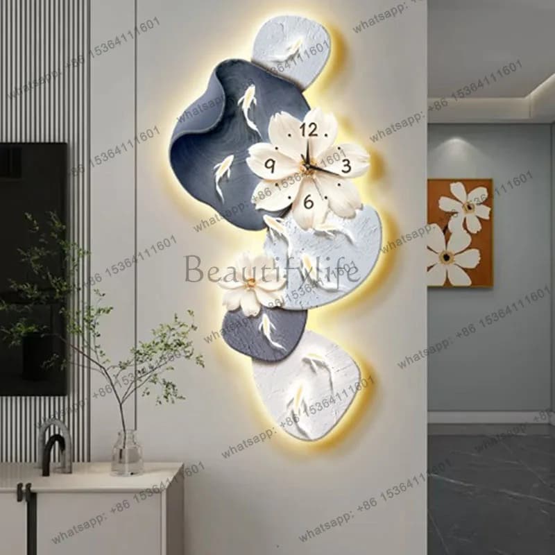 Best Sellers Creative Art Mural Alarm Wall Watch Living Room Led Silent Modern Wall Clocks Vintage Aesthetic Relogio De Parede H