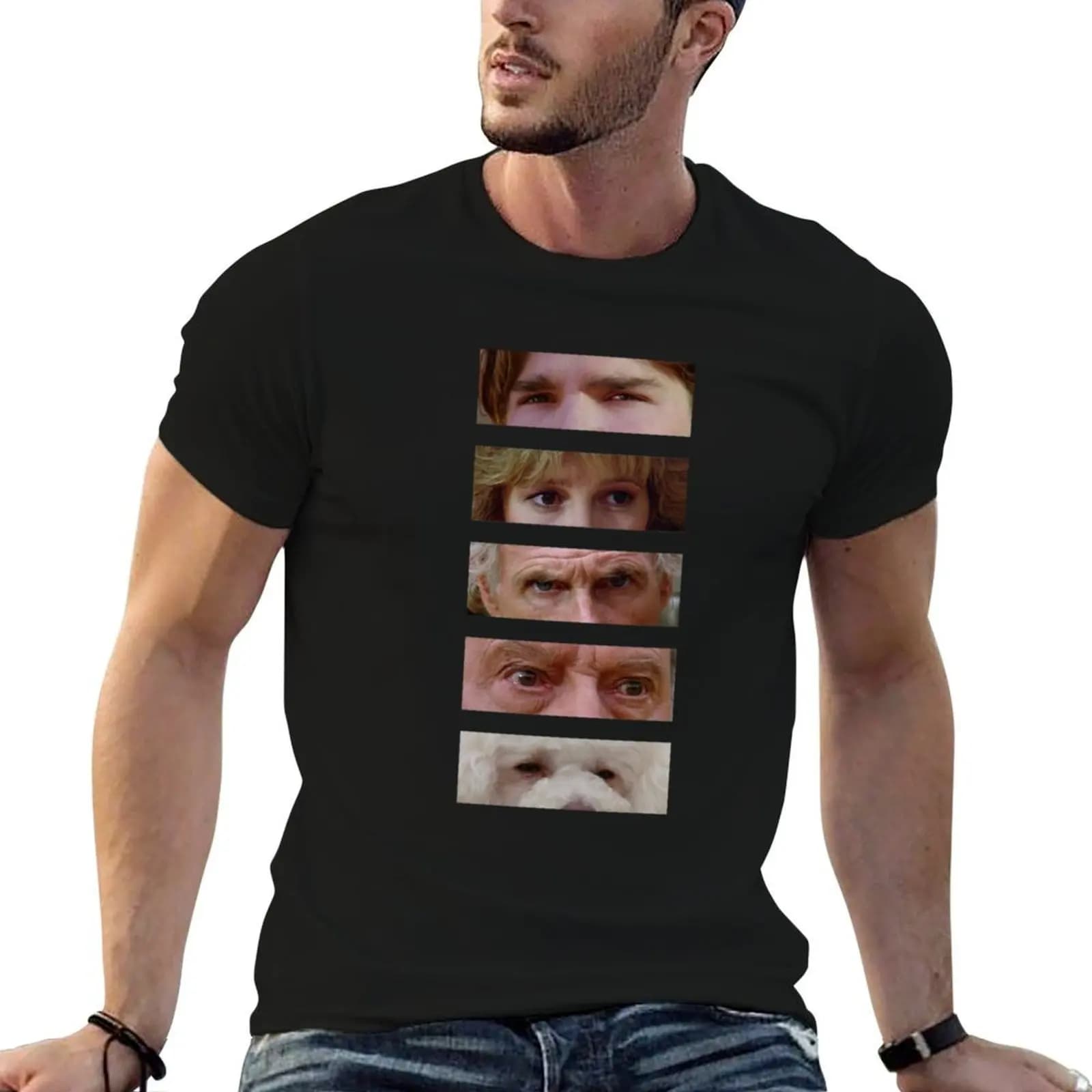 The Burbs Stare - Staredown Collage Classic T-Shirt Blouse plain t shirts for men pack