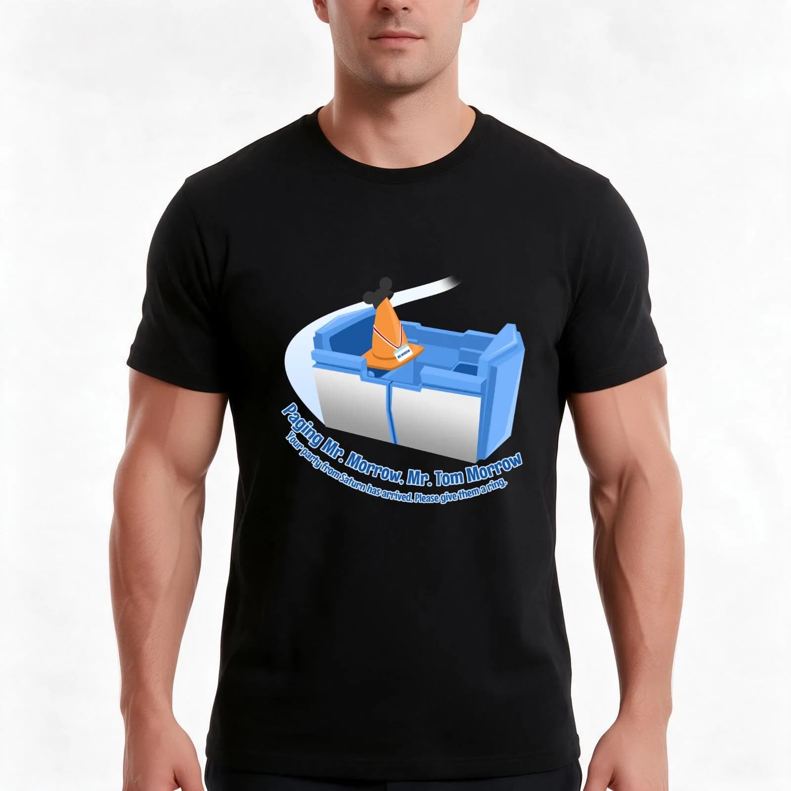Mr. Morrow, Mr. Tom Morrow T-Shirt, Summer Casual Cotton Tee, Oversized Streetwear Tops, Vintage Graphic Print, Unisex Men Women