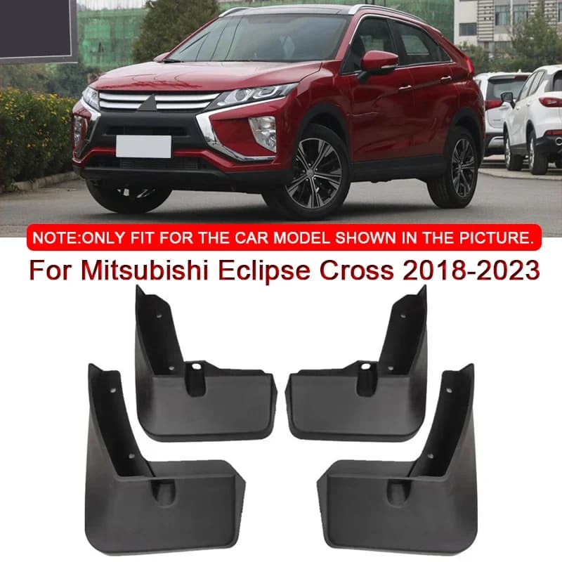For Mitsubishi Eclipse Cross 2018-2023 Car Styling ABS Car Mud Flaps Splash Guard Mudguards MudFlaps Front Rear Fender Accessory
