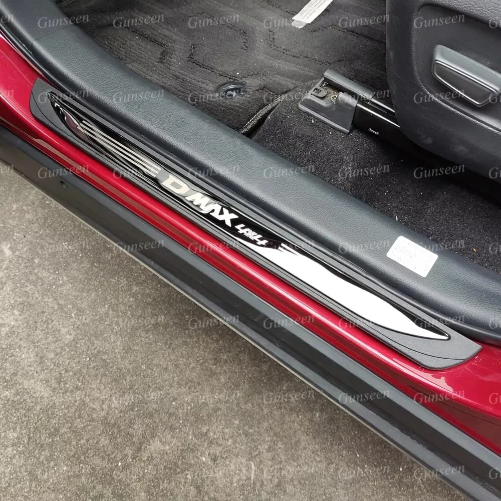 For Isuzu D Max 4x4 D-max DMax Door Sill Protector Car Accessories Original Threshold Plate Trim Inside Pedal 2021 2022 2023