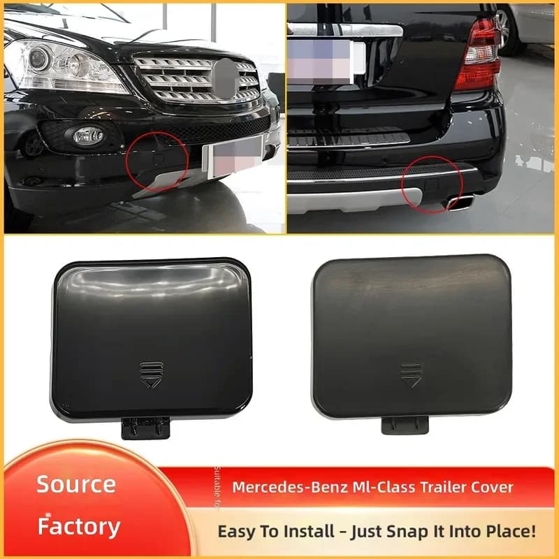 For 06-09 Mercedes Benz ML Class W164 Front Rear Trailer Tow Hook Cover Cap 1648852123