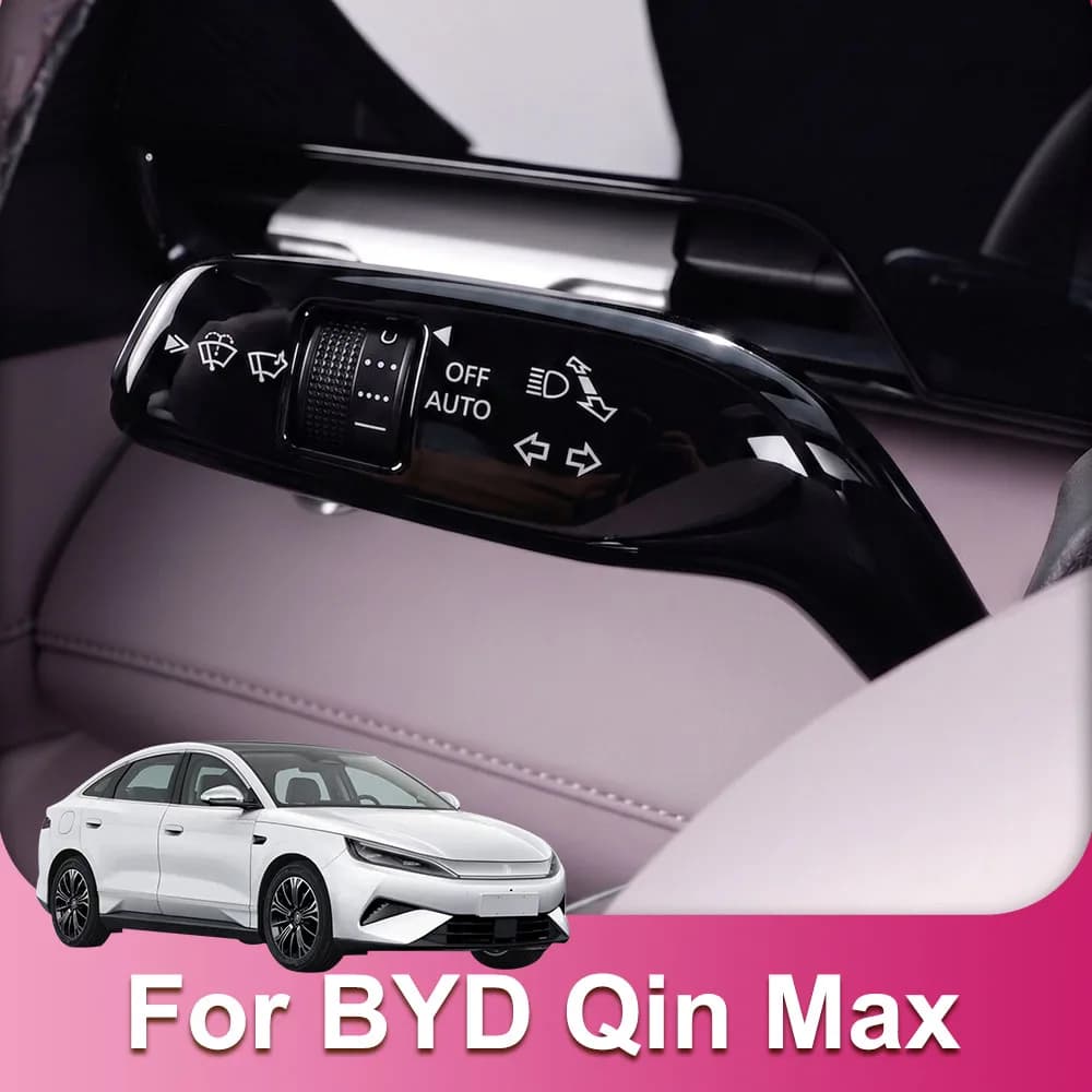 Wiper Gear Lever Protective Cover For BYD Qin Max EV DM-i 2026 2027 Turn Signal Gear Decorative Cover Car Modification Supplies