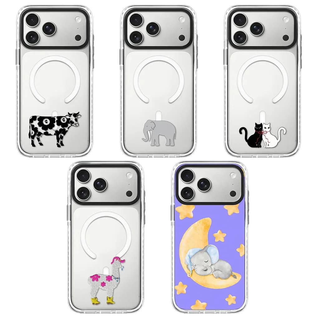 Milk Cow 2.0 Acrylic White Border Phone Cover for IPhone 12 13 14 15 16 17 Pro Max Case for IPhone 17 Air