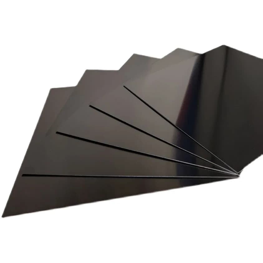 0.5/0.8/1.0/1.5/2.0mm Black Anodized Aluminum Alloy Plate Aluminum Alloy Plate 100x100mm 200x200mm 300x300mm