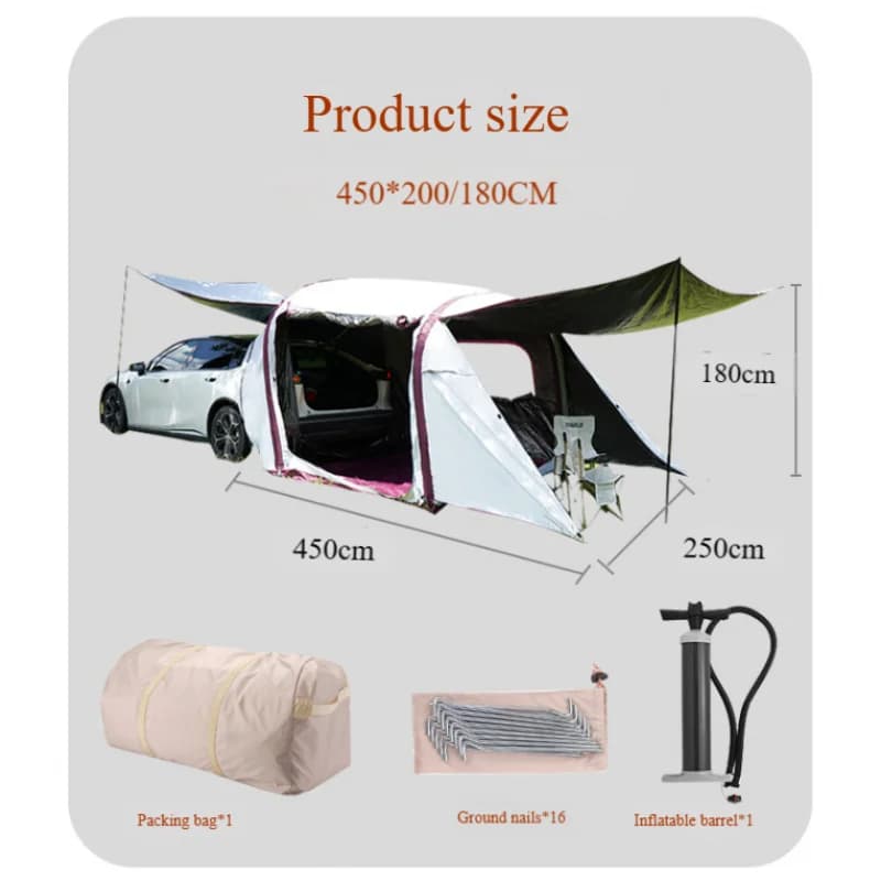 High Quality Four-Season Waterproof Automatic Extension Canopy Rooftop Tent Parts