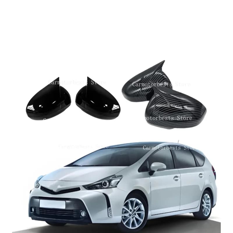 Rearview Side Mirror Cover For Toyota Prius 2012 2013 2014  Fit Toyota Reiz 2010-2017 Wing Cap Car Door Rear View Case Trim