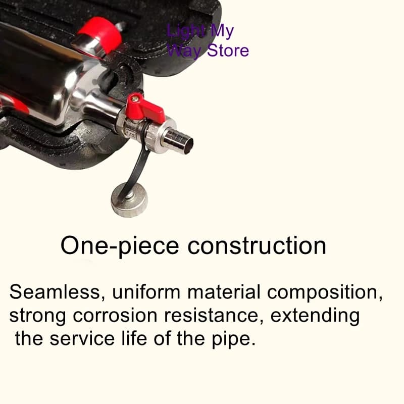 Underfloor Heating Boiler Coupling Tank Mixing Tank Hydraulic Pressure Distributor Stainless Steel Pressure Balancer 2.0mm Thick
