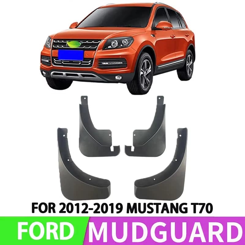 For 2012-2019 Ford Mustang T70 MUSTANG T70 Car Front and Rear Wheel Special Fender Splash Retort