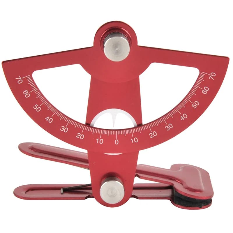Rudder Angle Measuring Instrument, Wing  Measuring Tool, Anodized Aluminum Engraving Rudder Surface Ruler