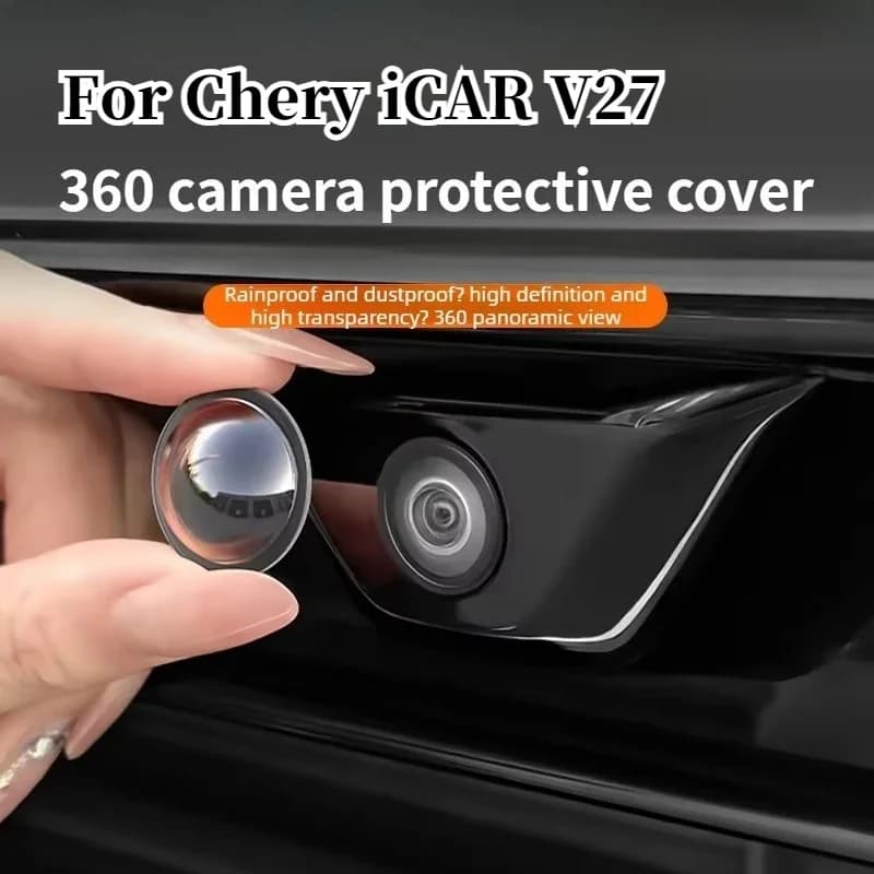 For Chery iCAR V27 Car Camera Protective Cover 360 Panoramic Lens Waterproof Dustproof Modified Accessories