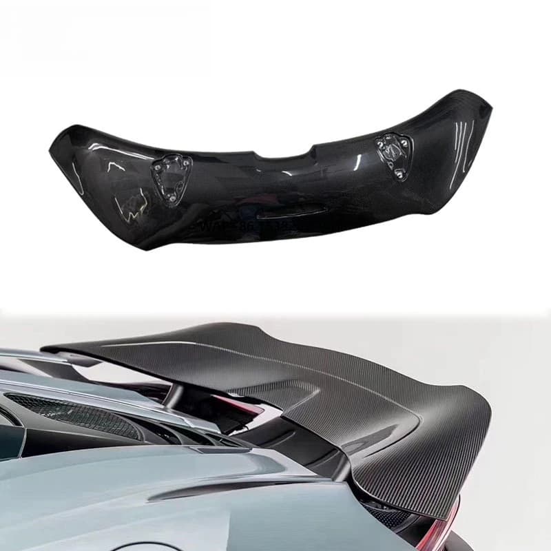 Carbon Fiber V Style Rear Spoiler for Mclaren 720S Carbon Fiber Tail Wing for Mclaren 720S Carbon Fiber Tail Spoiler