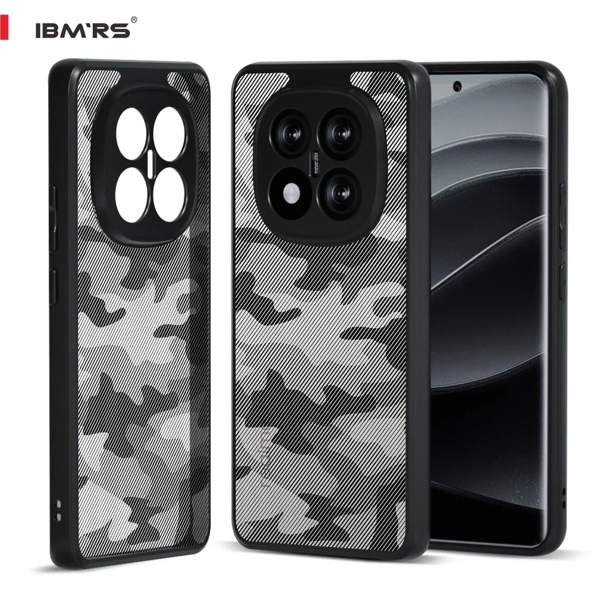 IBMRS for Redmi Note 14 Pro 4G Case Shockproof Bumper, Hybrid PC+TPU Rugged Protective Cover