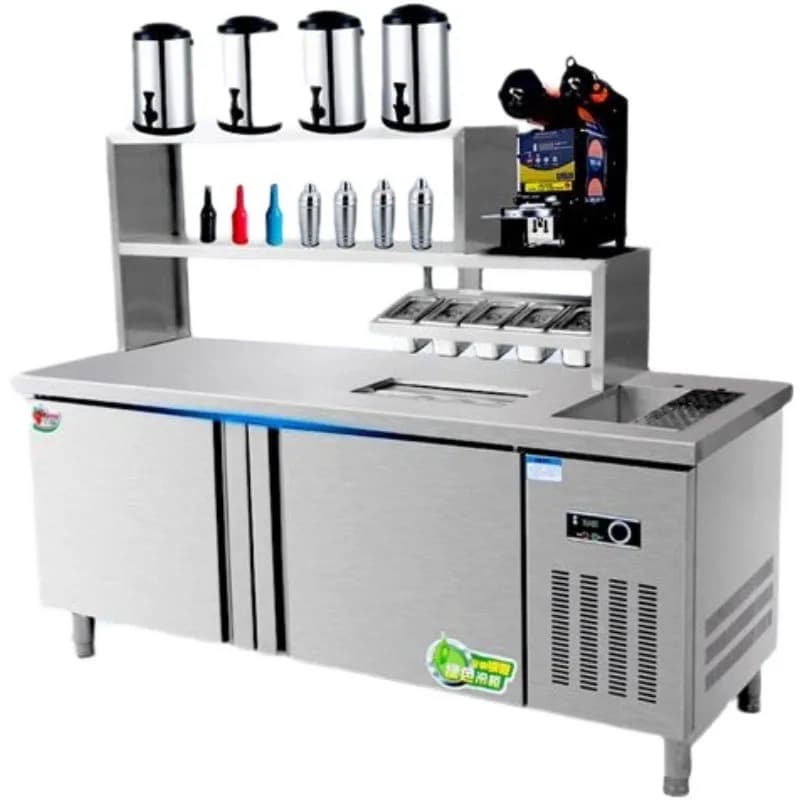 Special equipment Full set of office water bar, refrigerated workbench beverage shop