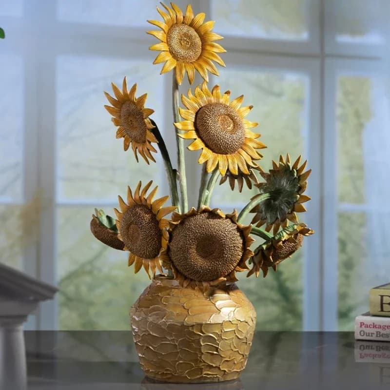Living room desktop copper ornament, home decoration healing ornament