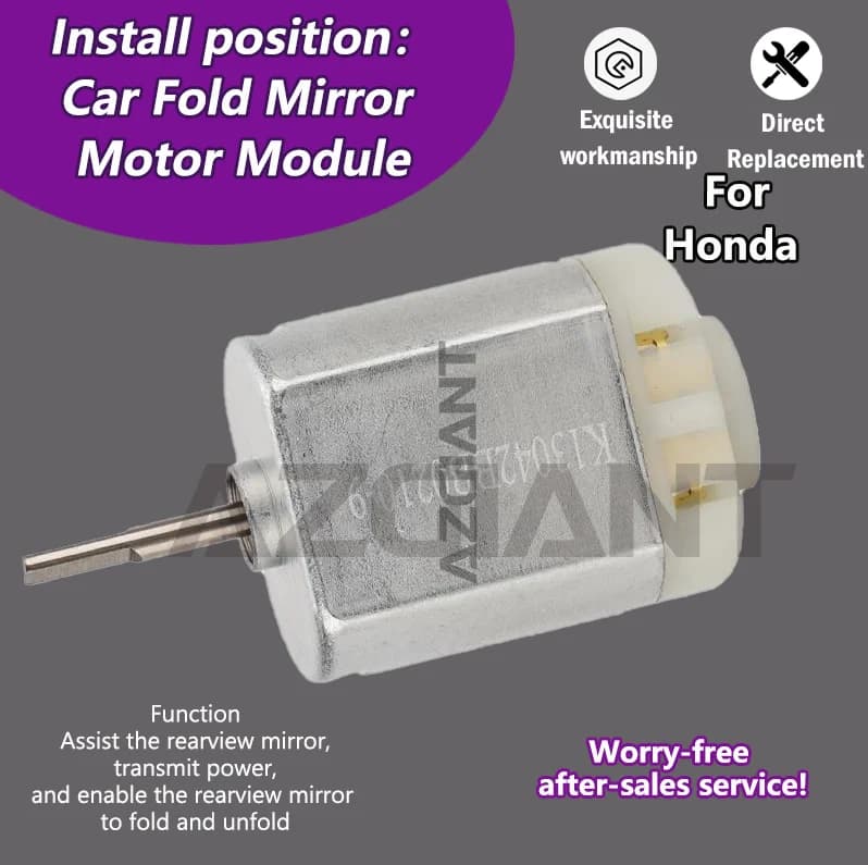 AZGIANT Car Electric Fold Exterior Mirrors Motor For Honda Breeze/Odyssey MK5/Passport/Ridgeline Vehicle accessories replacement