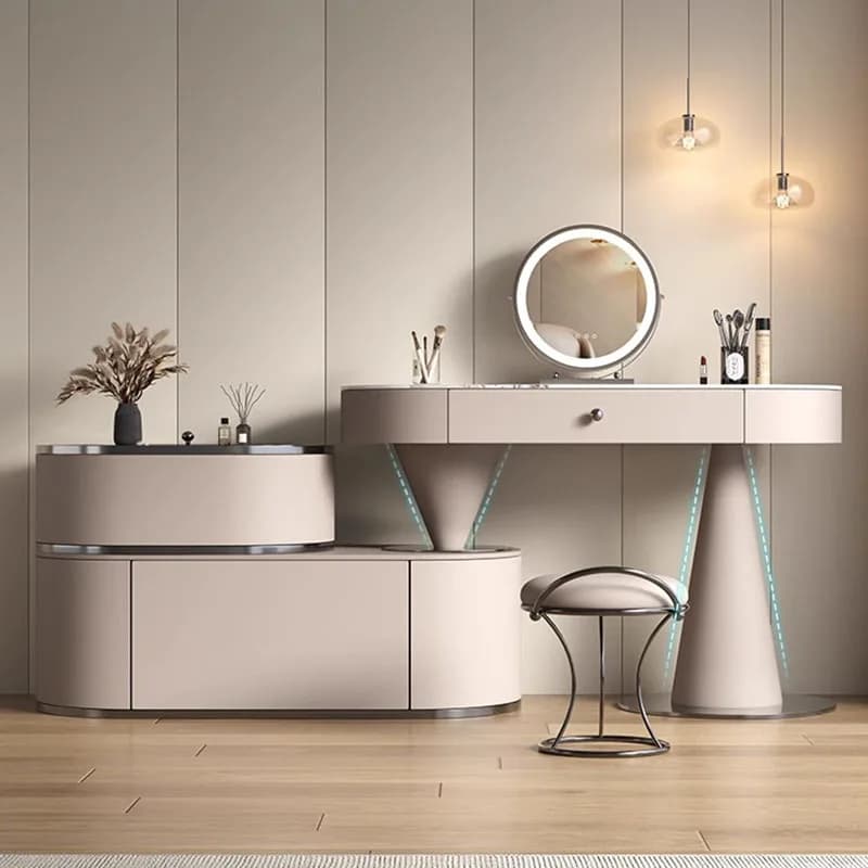 Accessories Cabinet Dressing Table White Shelf Coffee Study Service Vanity Table Comfortable Beauty Vestidores Home Furniture