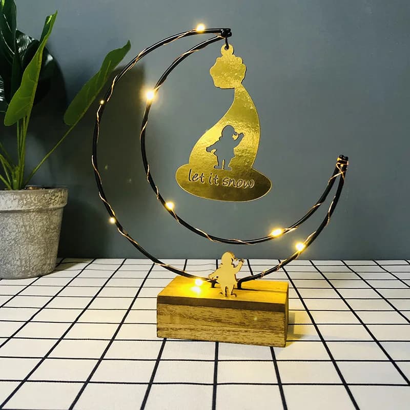 Christmas creative decoration wooden gift socks hat ghost pumpkin head decoration furniture outdoor holiday ornaments